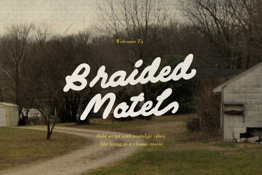 Braided Motel Font