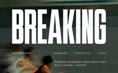 Breaking Font