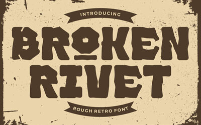 Broken Rivet Font