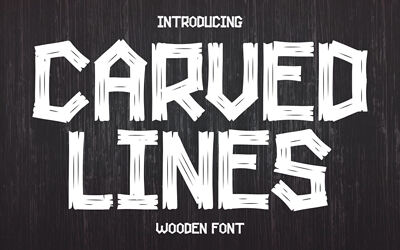 Carved Lines Font