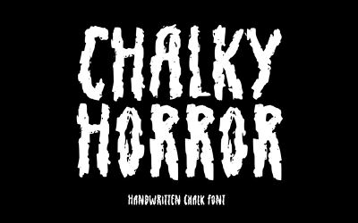 Chalky Horror Font