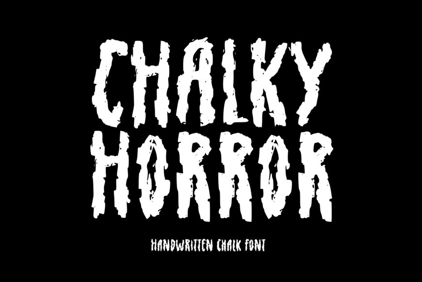 Chalky Horror Font