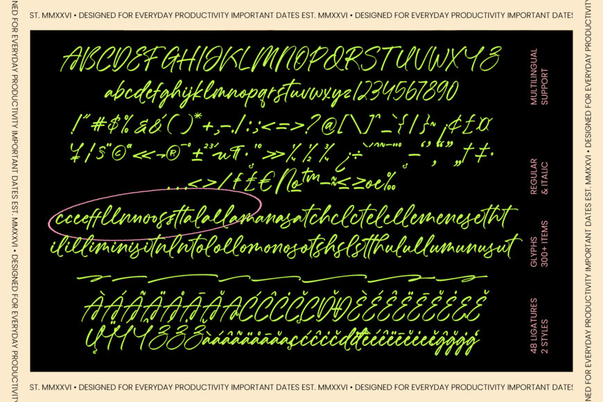Chastel Reid Font