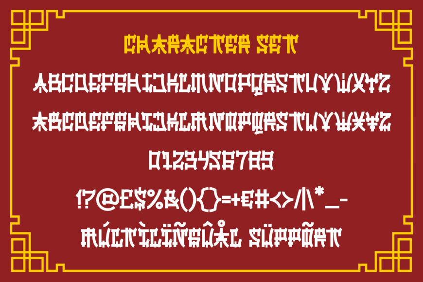 Chinese Empire Font