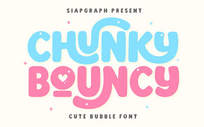 Chunky Bouncy Font