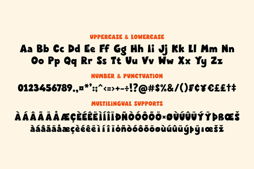 Chunky Zorvy Font