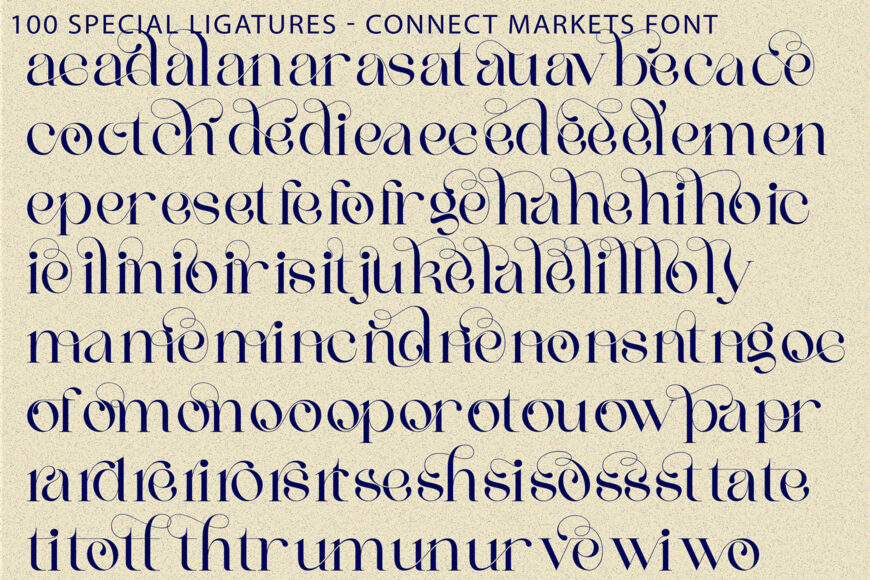 Connect Markets Font