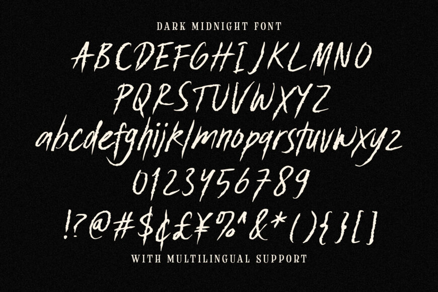 Dark Midnight Font