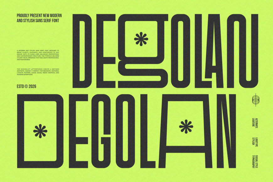 Degolan Font