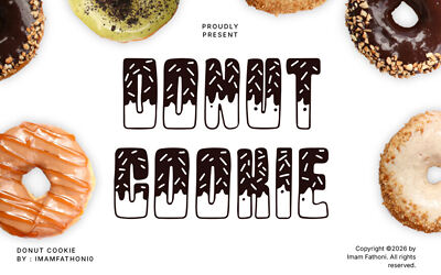 Donut Cookie Font