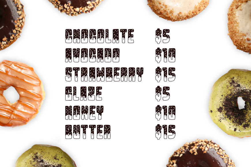 Donut Cookie Font