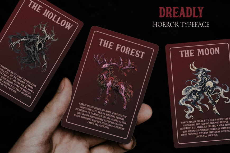 Dreadly Thin Font