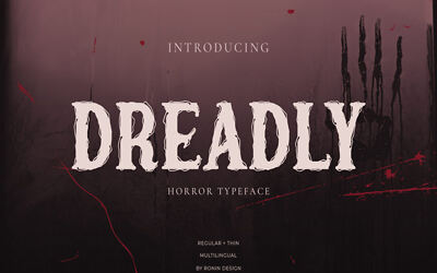 Dreadly Thin Font