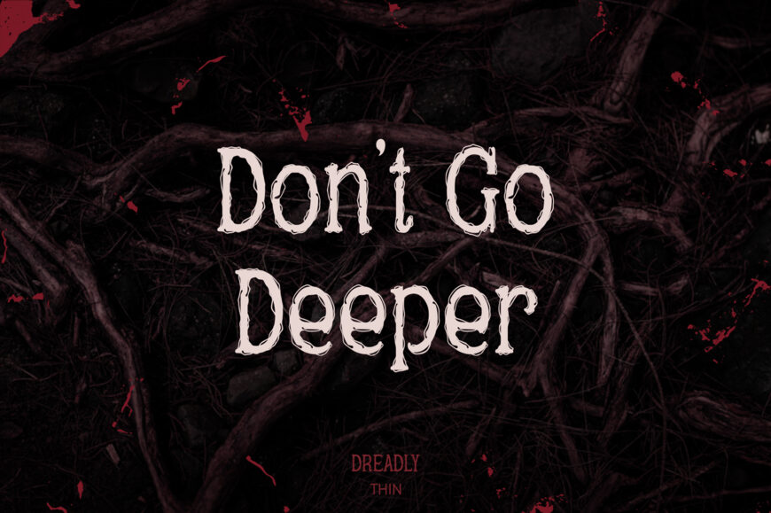 Dreadly Thin Font