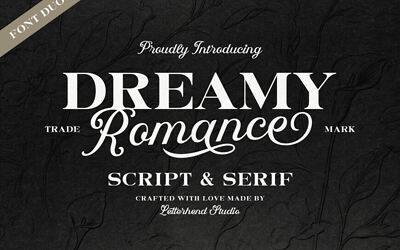 Dreamy Romance Font Duo