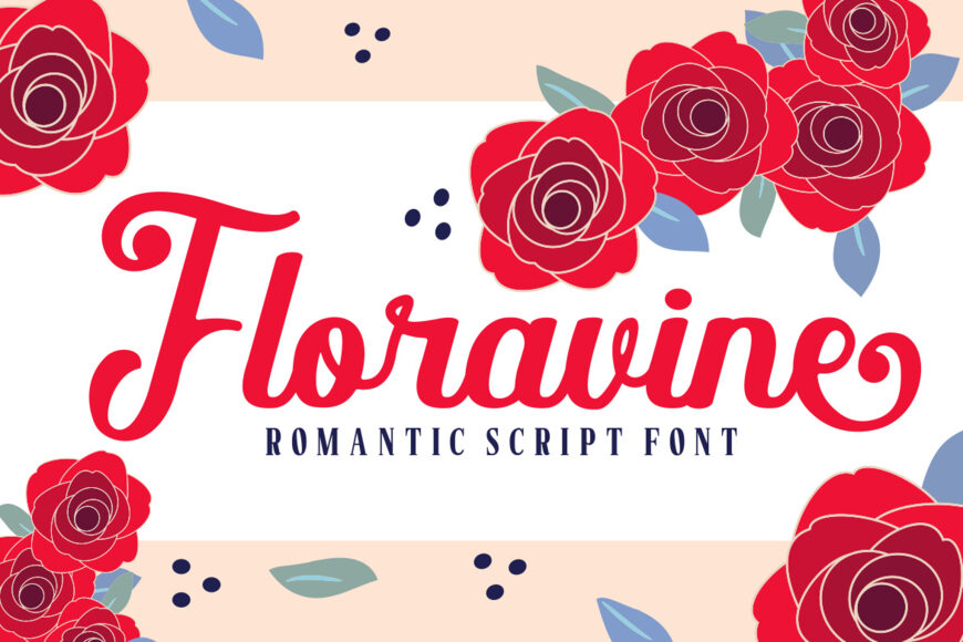 Floravine Romantic Font