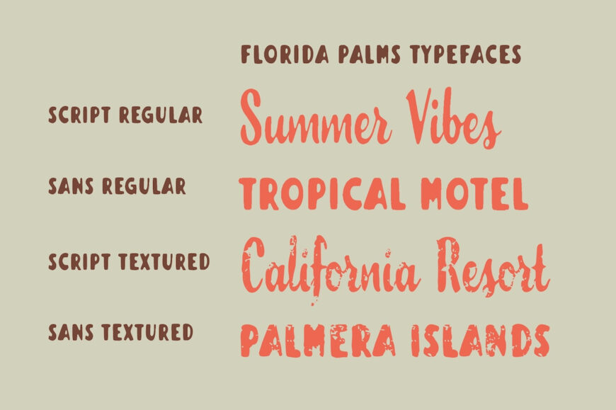 Florida Palms Font