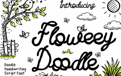 Floweey Doodle Font