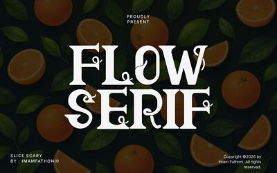 Flowserif Font