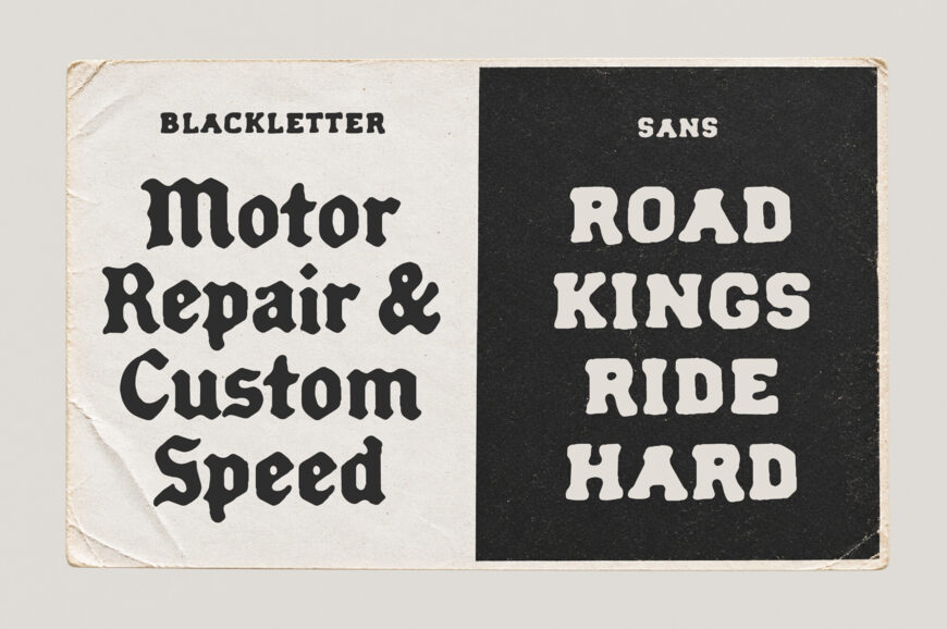 Forge Garage Font Duo