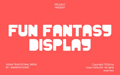 Fun Fantasy Display Font