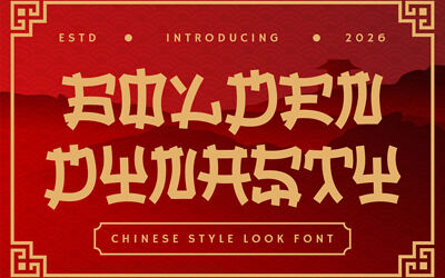 Golden Dynasty Font