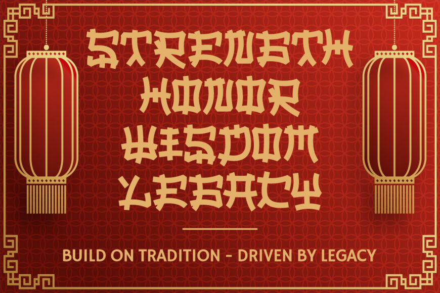Golden Dynasty Font