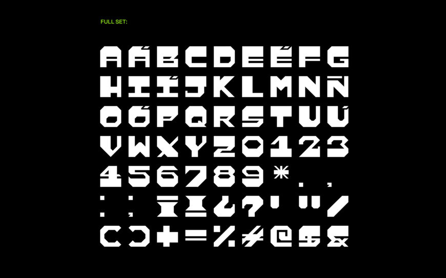 Grid Font