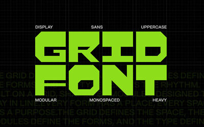 Grid Font