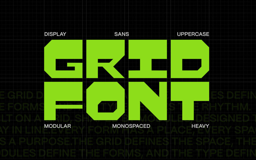Grid Font