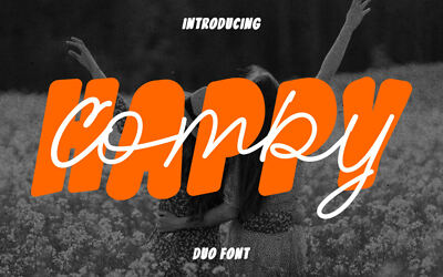 Happy Comby Font Duo