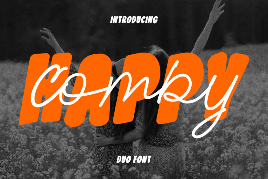 Happy Comby Font Duo