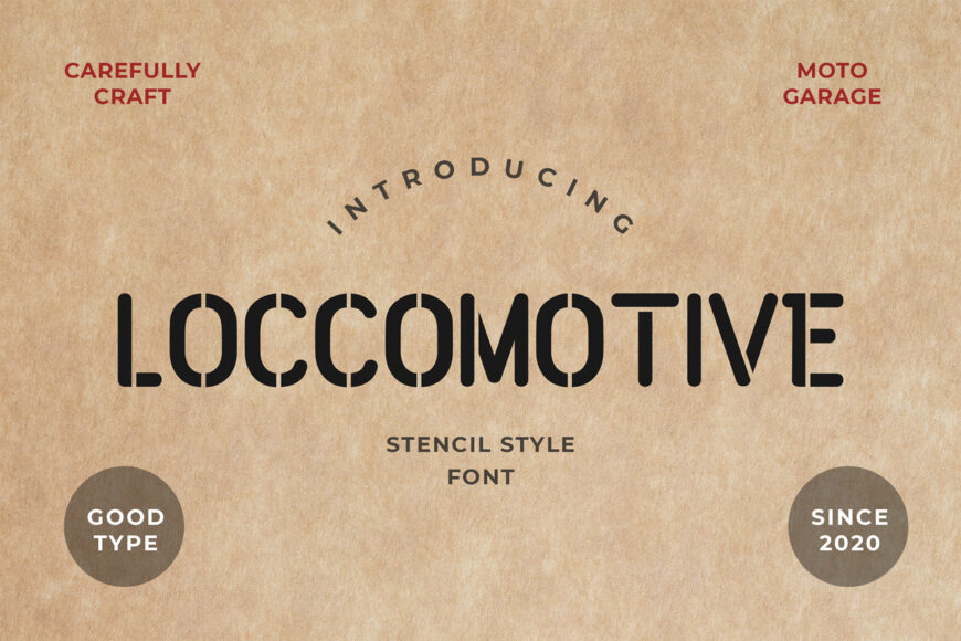 Loccomotive Font