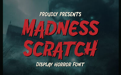 Madness Scratch Font