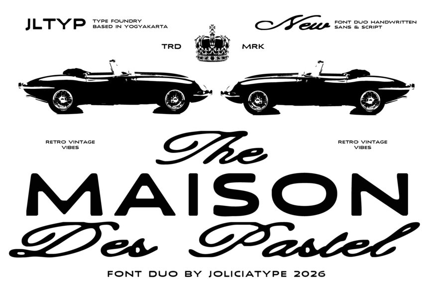 Maison Des Pastel Script Font