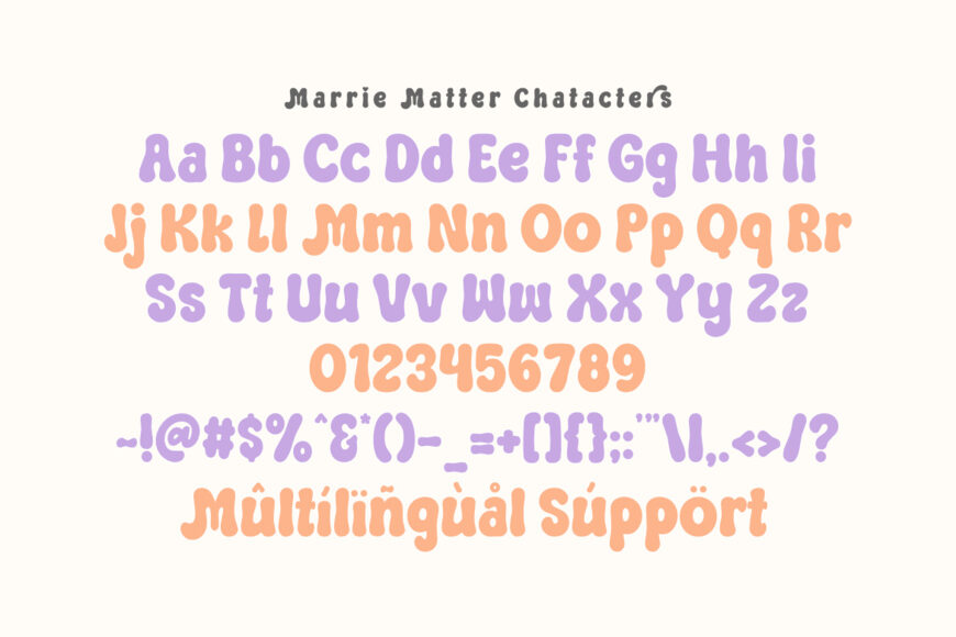 Marrie Matter Font