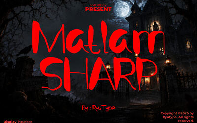 Matlam Sharp Font