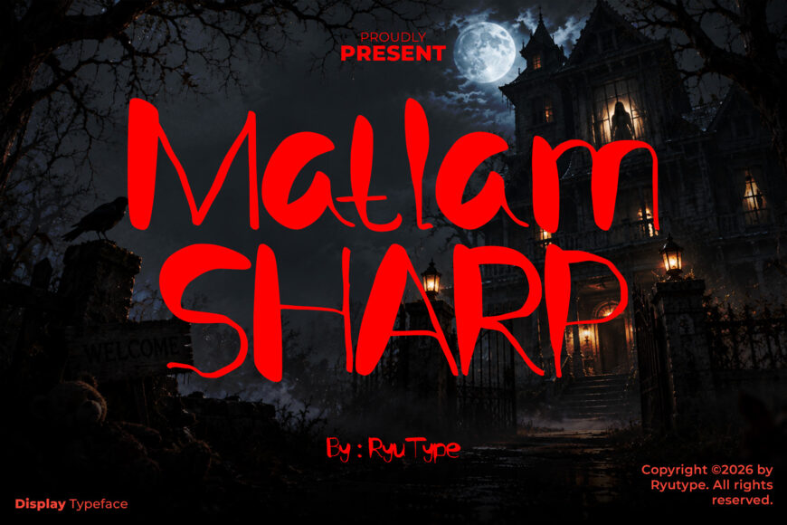 Matlam Sharp Font