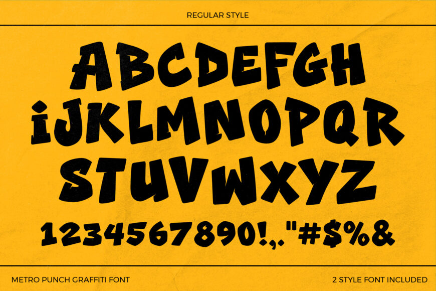 Metro Punch Font