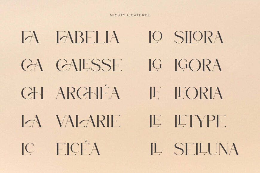 Michty Font