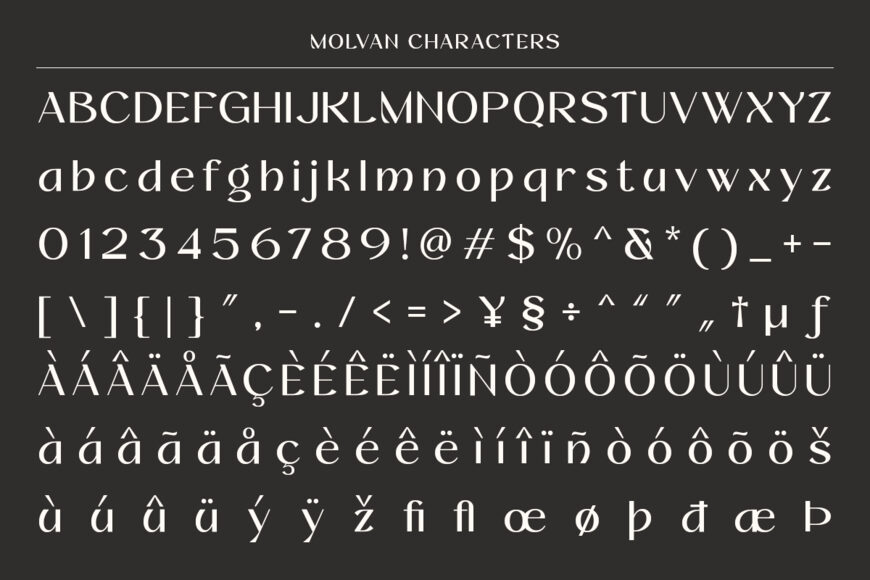 Molvan Font