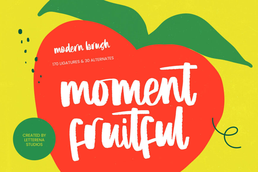 Moment Fruitful Font