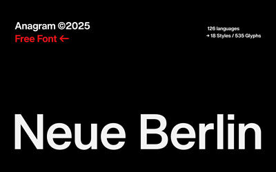 Neue Berlin Font Family