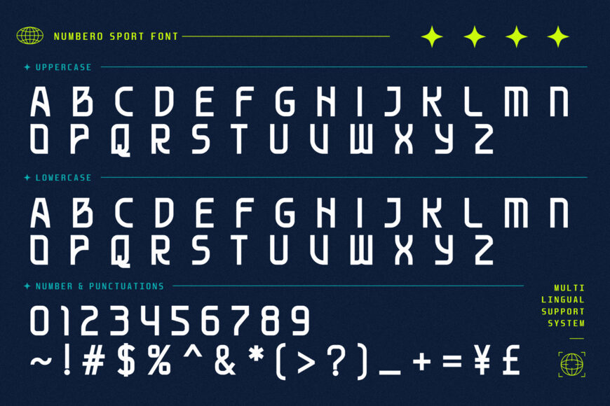 Numbero Font Family – MadFonts