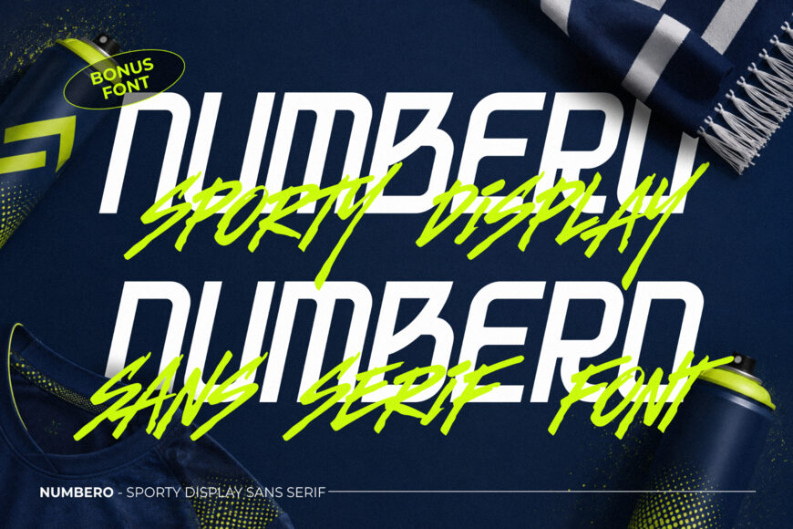 Numbero Font Family – MadFonts