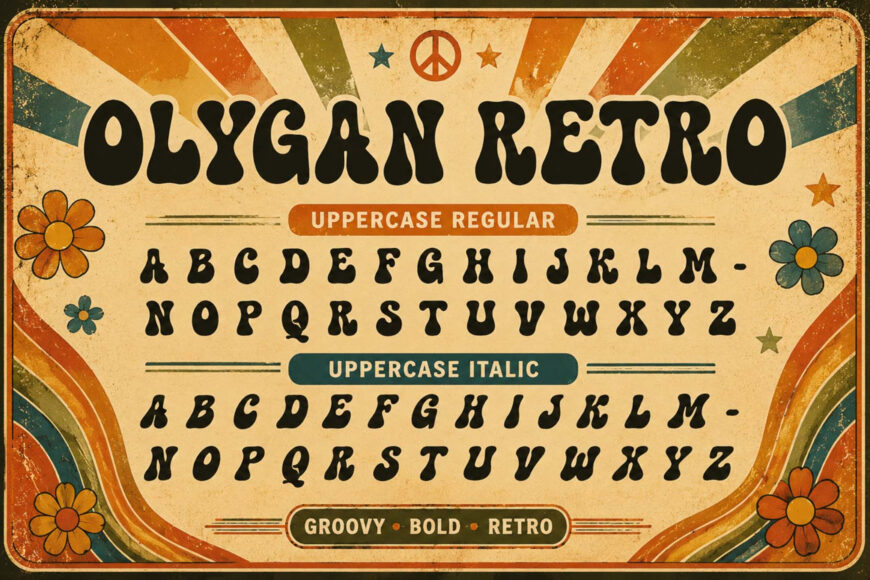 Olygan Retro Font