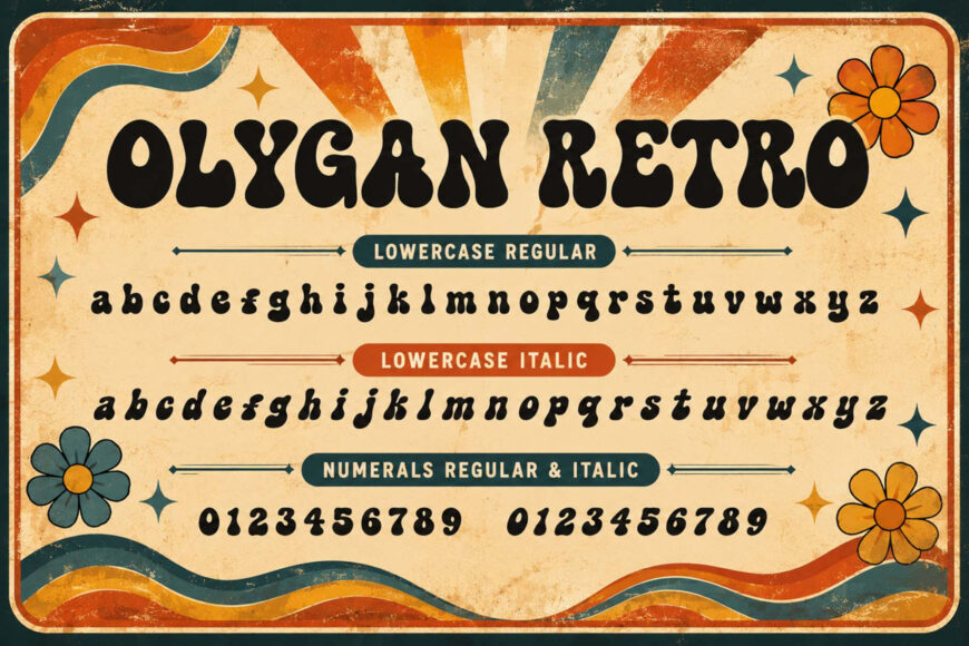 Olygan Retro Font