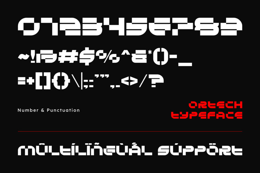 Ortech Font