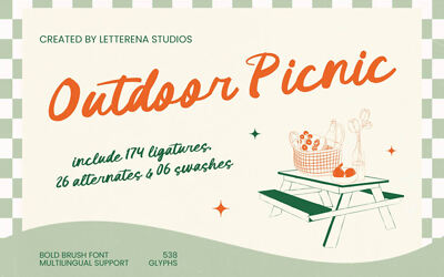 Outdoor Picnic Font