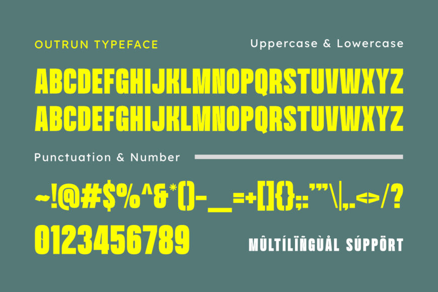 Outrun Font
